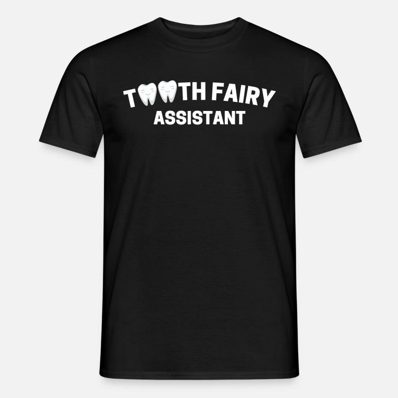 ZAHNFEE ASSISTENT - Männer T-Shirt - Schwarz