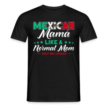 Mexiko Mexikanische Wurzeln Geschenk - Männer T-Shirt - Schwarz - Vorne - AI Model Male 178 light (178cm)