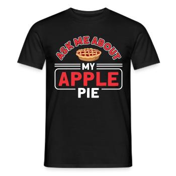 Cupcake Liebhaber Kuchen Liebhaber Apfelkuchen - Männer T-Shirt - Schwarz - Vorne - AI Model Male 178 light (178cm)