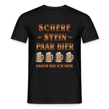  Trinkspruch JGA Malle - Männer T-Shirt - Schwarz - Vorne - AI Model Male 178 light (178cm)