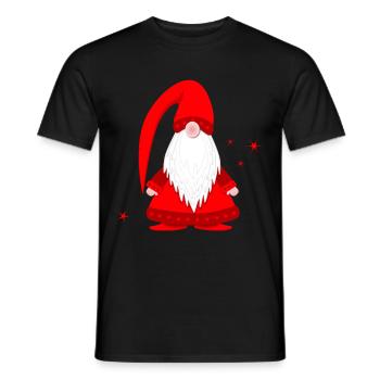 Wichtel wichteln Wichtelgeschenk Weihnachten Zwerg - Männer T-Shirt - Schwarz - Vorne - AI Model Male 178 light (178cm)