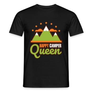 Motorhome Queen Happy Motorhome Queen Outdoor - Men's T-Shirt - black - Front - AI Model Male 178 light (178cm)