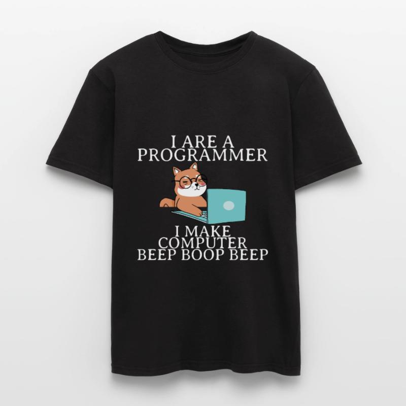I Are A Programmer I Make Computer Beep Boop Beep4 Men’s T-shirt