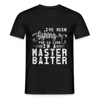 Je pêche depuis si longtemps que je suis un maître appâteur2 - T-shirt homme - noir - Devant - AI Model Male 178 light (178cm)