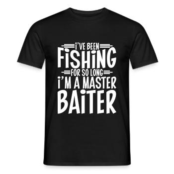 Je pêche depuis si longtemps que je suis un maître appâteur4 - T-shirt homme - noir - Devant - AI Model Male 178 light (178cm)