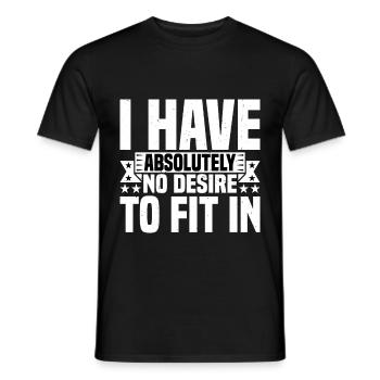 Je n’ai absolument aucune envie de rentrer dans 2 - T-shirt homme - noir - Devant - AI Model Male 178 light (178cm)