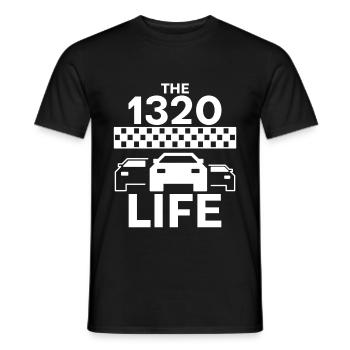 La Vie 1320 3 - T-shirt homme - noir - Devant - AI Model Male 178 light (178cm)