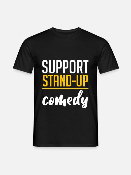 Soutenez Stand Up Comedy 4 - T-shirt homme - noir