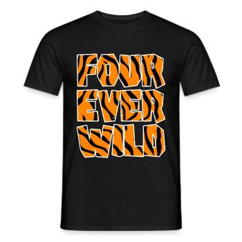 Quatre Ever Wild 31 - T-shirt homme - noir - Devant - AI Model Male 178 light (178cm)
