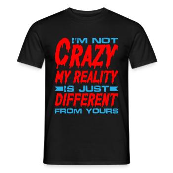 Ma réalité est juste différente de la vôtre 8 - T-shirt homme - noir - Devant - AI Model Male 178 light (178cm)