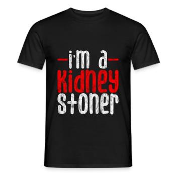 I'm A Kidney Stoner 3 - Männer T-Shirt - Schwarz - Vorne - AI Model Male 178 light (178cm)