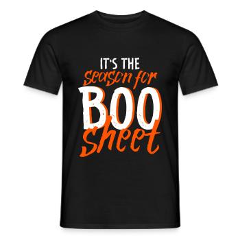 It's The Season For Boo Sheet 4 - Men's T-Shirt - black - Front - AI Model Male 178 light (178cm)