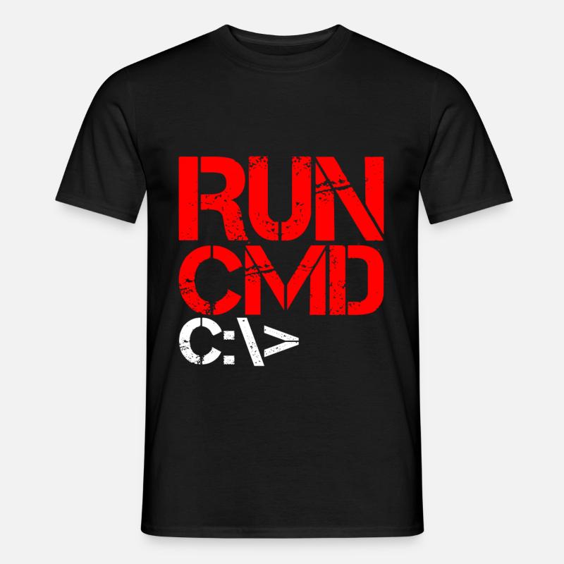 Run Cmd 4 - Männer T-Shirt - Schwarz