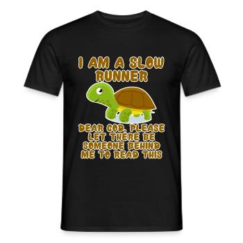 S’il vous plaît, qu’il y ait quelqu’un derrière moi pour lire Thi2 - T-shirt homme - noir - Devant - AI Model Male 178 light (178cm)