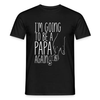 Je vais redevenir papa 4 - T-shirt homme - noir - Devant - AI Model Male 178 light (178cm)