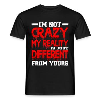 Ma réalité est juste différente de la vôtre 13 - T-shirt homme - noir - Devant - AI Model Male 178 light (178cm)