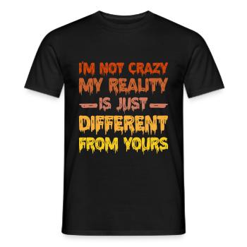 Ma réalité est juste différente de la vôtre 14 - T-shirt homme - noir - Devant - AI Model Male 178 light (178cm)