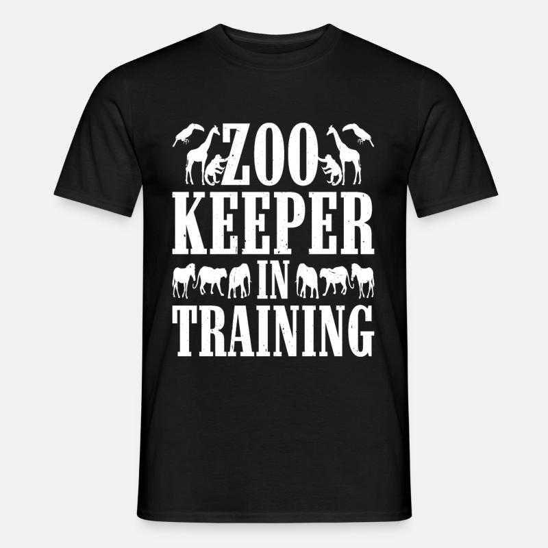 Zookeeper In Training 5 - Men's T-Shirt - black