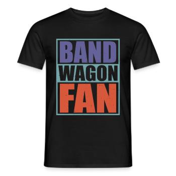 Bandwagon Fan 8 - Männer T-Shirt - Schwarz - Vorne - AI Model Male 178 light (178cm)