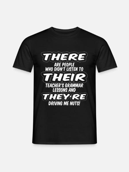 Là, ils sont 2 - T-shirt homme - noir