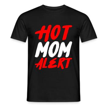 Hot Mom Alert 2 - Männer T-Shirt - Schwarz - Vorne - AI Model Male 178 light (178cm)