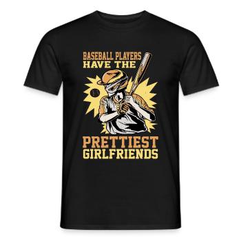 Baseball Players Have The Prettiest Girlfriends 5 - Männer T-Shirt - Schwarz - Vorne - AI Model Male 178 light (178cm)