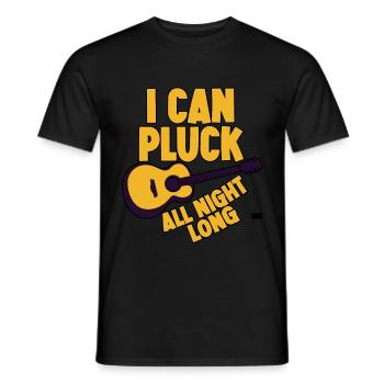 Je peux cueillir toute la nuit - T-shirt homme - noir - Devant - AI Model Male 178 light (178cm)
