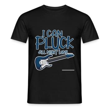 Je peux cueillir toute la nuit 4 - T-shirt homme - noir - Devant - AI Model Male 178 light (178cm)