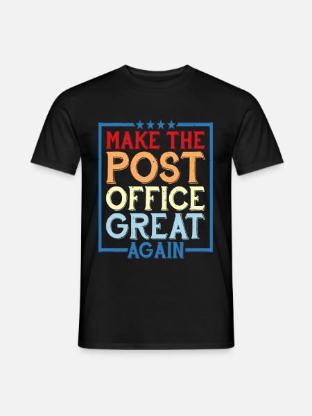 Make The Post Office Great Again - Männer T-Shirt - Schwarz