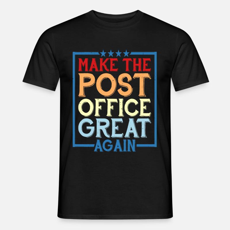 Make The Post Office Great Again - Männer T-Shirt - Schwarz