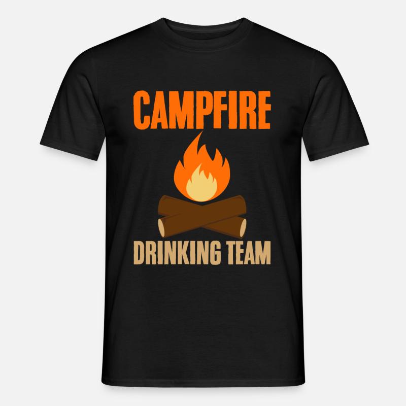 Campfire Drinking Team 4 - Men's T-Shirt - black
