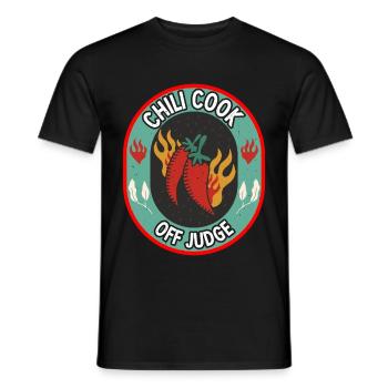 Chili Cook Off Judge 25 - T-shirt homme - noir - Devant - AI Model Male 178 light (178cm)