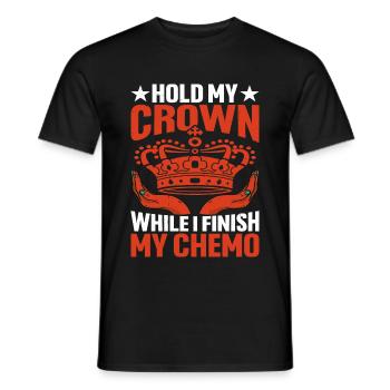Tenez ma couronne pendant que je termine ma chimio 59 - T-shirt homme - noir - Devant - AI Model Male 178 light (178cm)