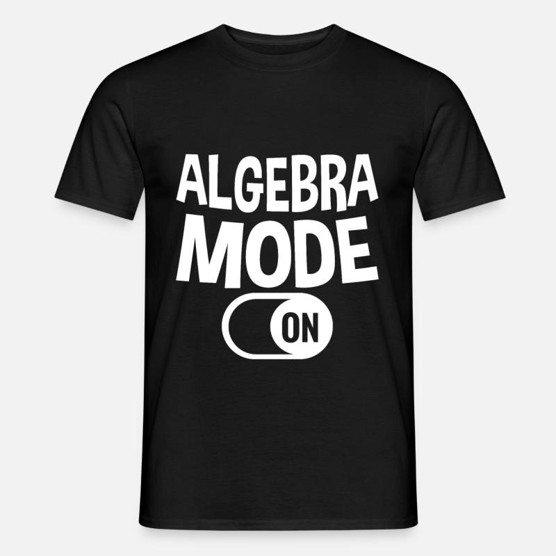 Algebra Mode On 2 - Männer T-Shirt - Schwarz