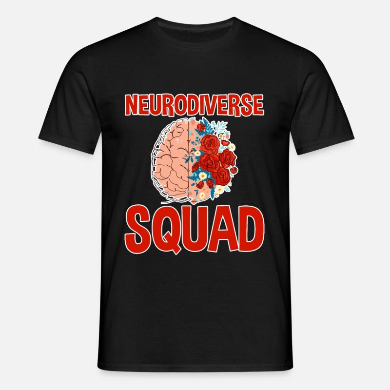 Neurodiverse Squad 2 - Männer T-Shirt - Schwarz