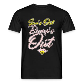 Sun's Out Bump's Out 4 - Men's T-Shirt - black - Front - AI Model Male 178 light (178cm)
