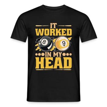 It Worked In My Head 2 - Männer T-Shirt - Schwarz - Vorne - AI Model Male 178 light (178cm)