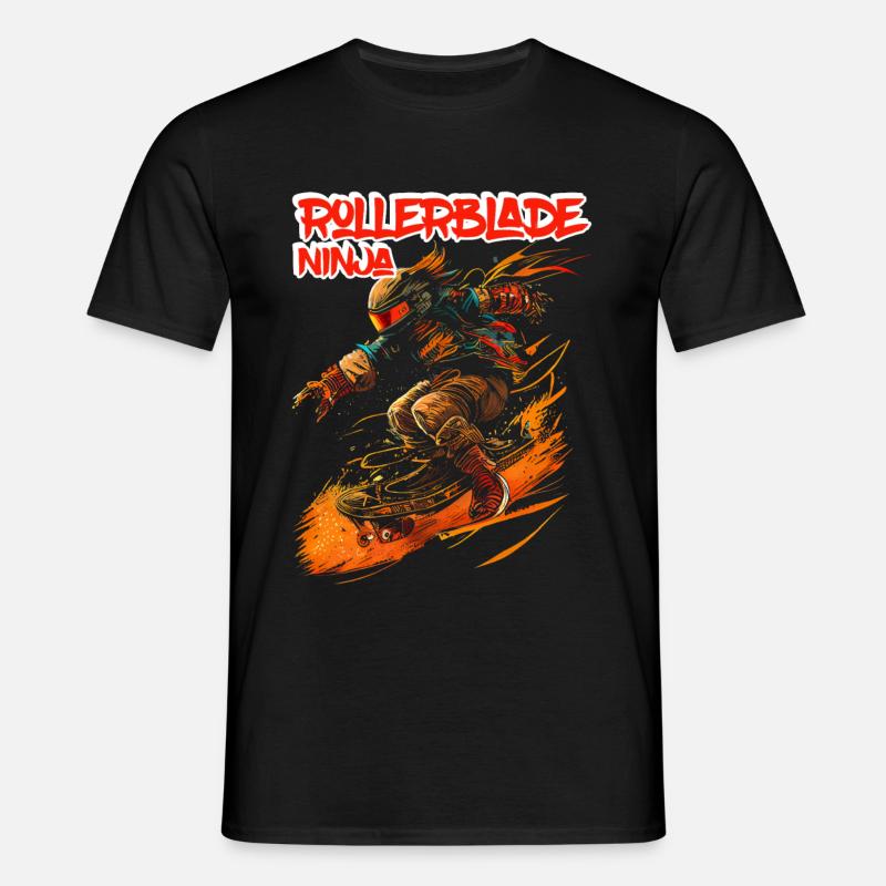 Rollerblade Ninja 5 - Männer T-Shirt - Schwarz