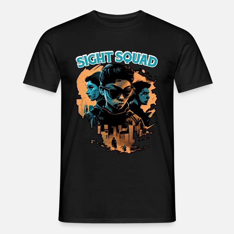 Sight Squad 6 - Männer T-Shirt - Schwarz