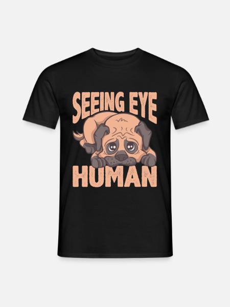 Seeing Eye Human 29 - Men's T-Shirt - black