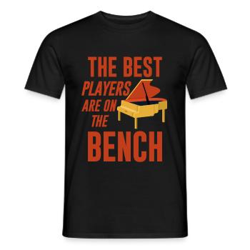 Les meilleurs joueurs sont sur le banc 2 - T-shirt homme - noir - Devant - AI Model Male 178 light (178cm)