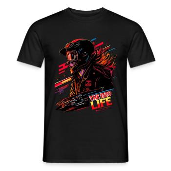 Le 1320 Life 10 - T-shirt homme - noir - Devant - AI Model Male 178 light (178cm)