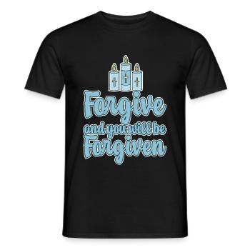 Forgive And You Will Be Forgiven 4 - Männer T-Shirt - Schwarz - Vorne - AI Model Male 178 light (178cm)
