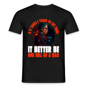 If It Takes 3 Years To Get There 17 - Men's T-Shirt - black - Front - AI Model Male 178 light (178cm)