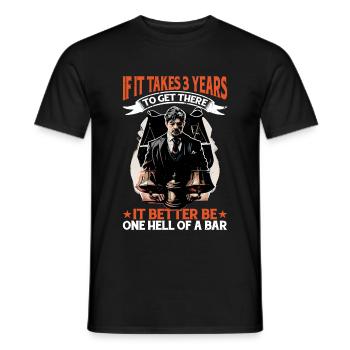 If It Takes 3 Years To Get There 16 - Men's T-Shirt - black - Front - AI Model Male 178 light (178cm)