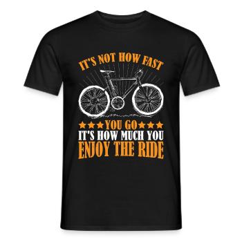 C’est à quel point vous appréciez The Ride 3 - T-shirt homme - noir - Devant - AI Model Male 178 light (178cm)