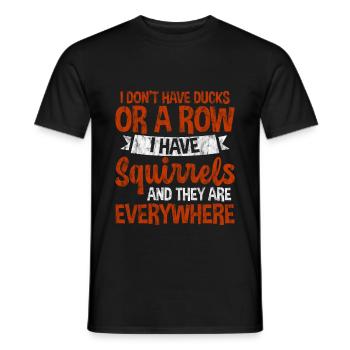 Je n’ai pas de canards ou de rangée 3 - T-shirt homme - noir - Devant - AI Model Male 178 light (178cm)