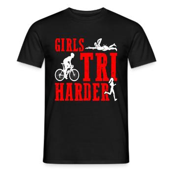 Filles Tri 5 - T-shirt homme - noir - Devant - AI Model Male 178 light (178cm)