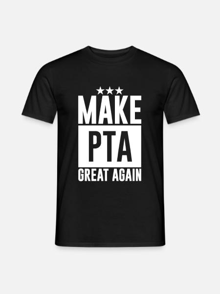 Make PTA Great Again 2 - Männer T-Shirt - Schwarz