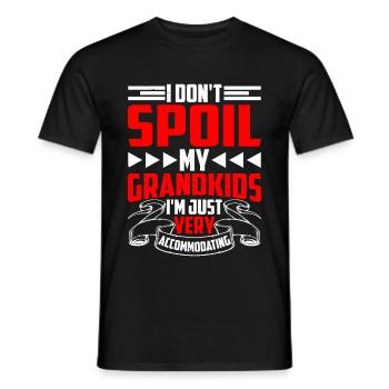 I Don't Spoil My Grandkids 13 - Männer T-Shirt - Schwarz - Vorne - AI Model Male 178 light (178cm)